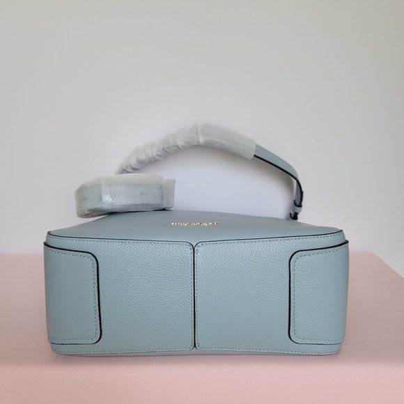 KATE SPADE Hudson Pebbled Leather Large Hobo Bag- Ocean Beach color 🎈$198.⭐ - Picture 10 of 16